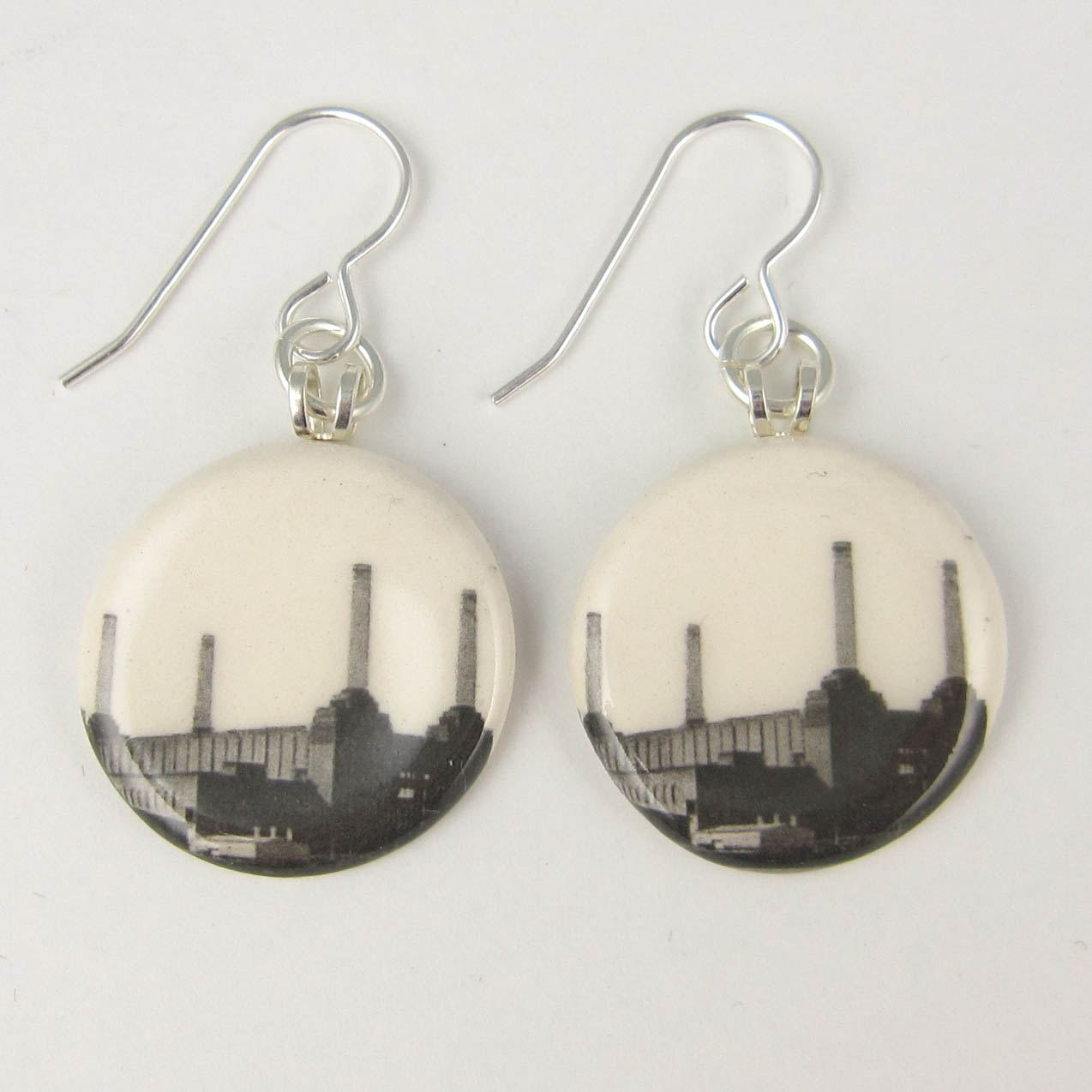View London Battersea Power Station earrings